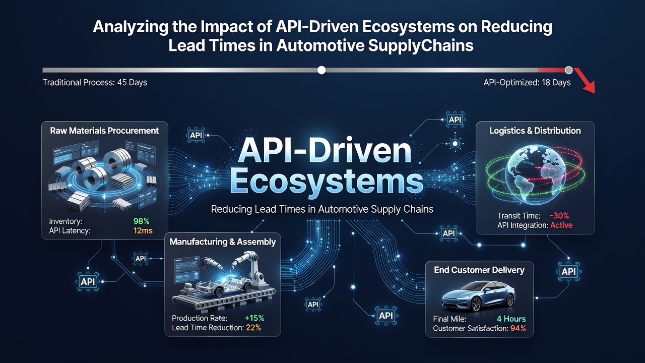 Analyzing the Impact of API-Driven Ecosystems on Reducing Lead Times in Automotive Supply Chains